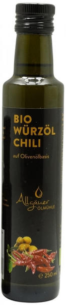 Allgäuer Ölmühle Bio Würzöl Chili auf Olivenölbasis (250ml)
