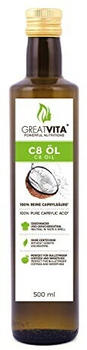 GreatVita C8-Öl auf Kokosöl Basis 0,5l