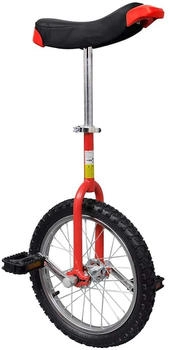 vidaXL Unicycle 16 inch (90842) red