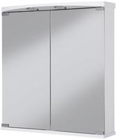 Ampado Led 60 Spiegelschrank Wei&szlig;, 2 Spiegelt., B60xh66xt21
