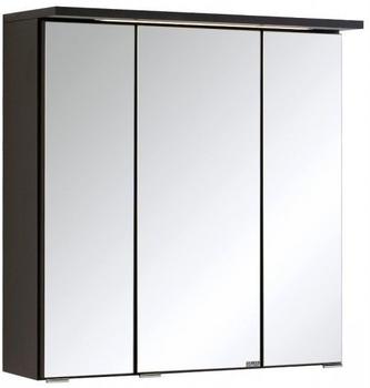 Held Möbel Spiegelschrank 60 x 20 x 66 cm dunkelgrau 3-türig 009