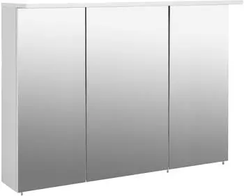 Mid.you Spiegelschrank Schildmeyer Profil, Metall, 6 Fächer, 120.5x72.5x16 cm (865010306)