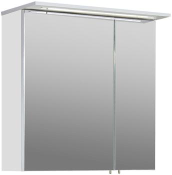 Möbelpartner Schildmeyer Spiegelschrank Niko 126759, Bad, 60 x 72,3 x 16,6cm (B/H/T), mit Beleuchtung, weiß