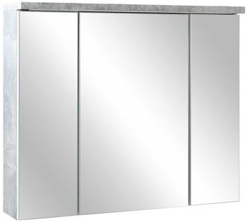 Livetastic Spiegelschrank, 3 F&auml;cher, 80x69x20 cm (1279005803)