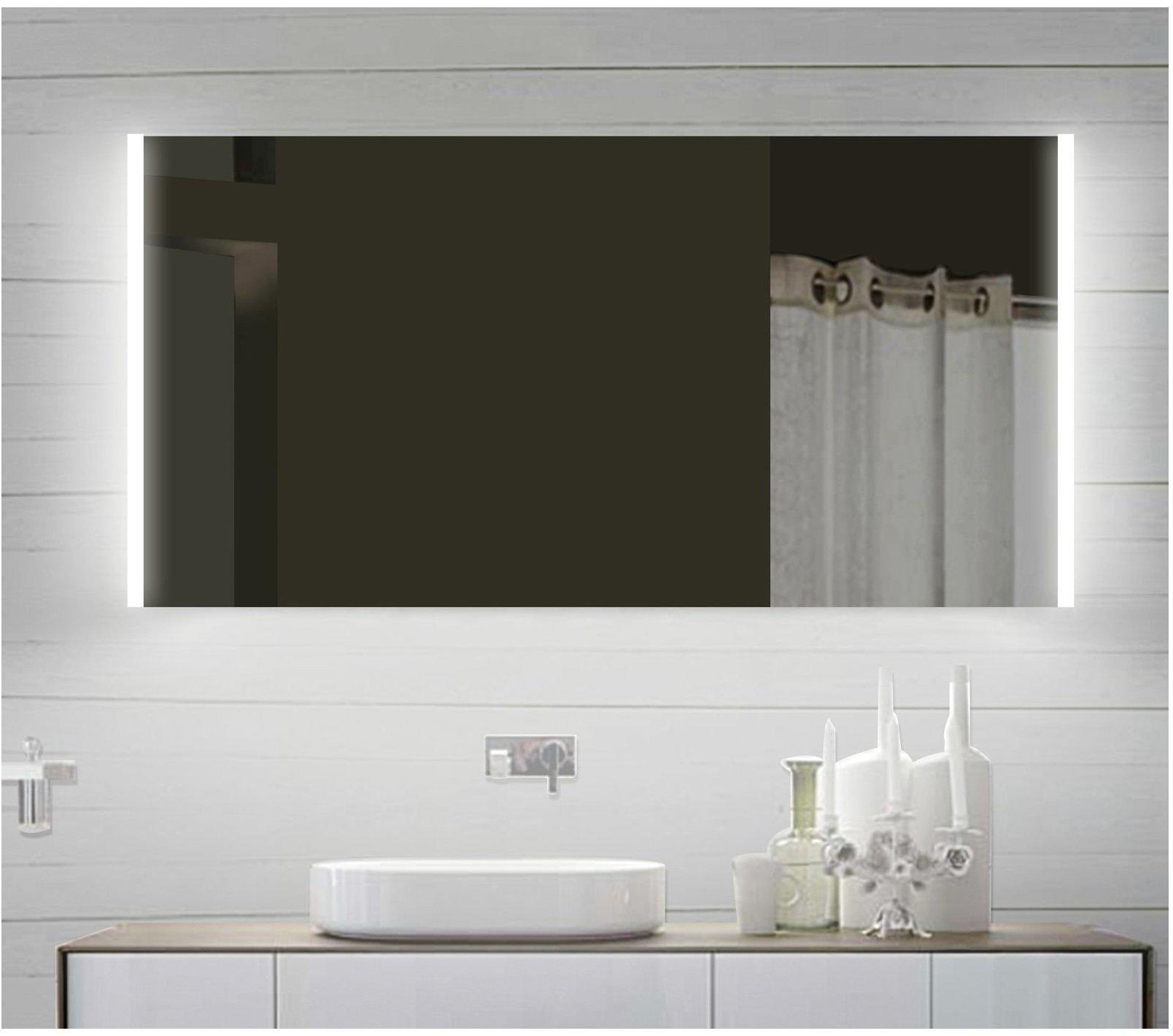 lux-aqua Design Led Badezimmerspiegel Badspiegel Lichtspiegel Mit Led