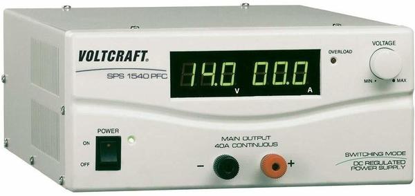 VOLTCRAFT Labornetzgerät, einstellbar SPS 1540 PFC 3 - 15 V/DC 4 - 40