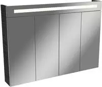 Fackelmann TWINDY LED Spiegelschrank 110 cm, Badm&ouml;bel, 80092, dark oak