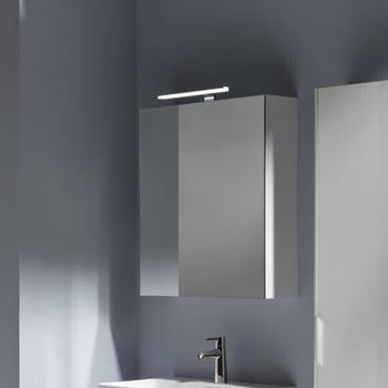 Laufen Base Spiegelschrank mit LED-Beleuchtung 60x70x18,5cm weiß matt (H4027521102601)