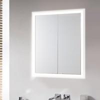 Emco Asis Prime 60 cm alu/weiß Unterputz 2 Türen