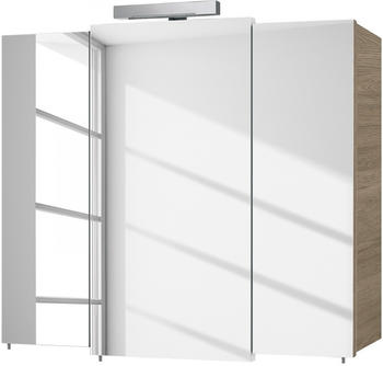 PELIPAL Spiegelschrank, San Remo Eiche Terra quer Nachbildung, 20x83x73 cm