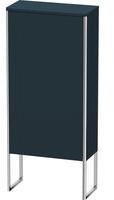Duravit XSquare Halbhochschrank XS1304L9898 50x88x23,6cm, Tür links, stehend, Nachtblau seidenmatt