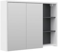Vicco - Badspiegelschrank Viola, Wei&szlig;/anthrazit, 100 X 75 Cm
