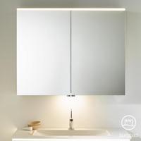 Burgbad Eqio Spiegelschrank mit LED-Beleuchtung mit 2-Türen, SPGT100F3180CH