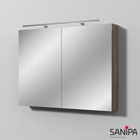 Sanipa Reflection Spiegelschrank MILLA mit LED-Beleuchtung, SD14437