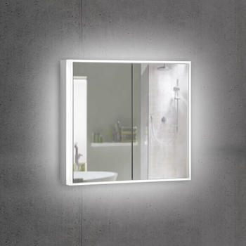 Schneider PREMIUMLINE Ultimate Spiegelschrank mit LED-Beleuchtung mit 2 Türen, 182.064.02.50