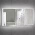 Schneider PREMIUMLINE Ultimate Spiegelschrank mit LED-Beleuchtung mit 3 gleichgroßen Türen, 182.180.02.50