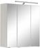 Held MÖBEL Badezimmerspiegelschrank Avignon 3D-SPS 60 weiß