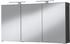 Held MÖBEL Spiegelschrank Malibu Breite 120 cm, mit Spiegeltüren und Softclose-Funktion grau