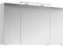PELIPAL Spiegelschrank Fokus 4010 Weiß Glanz, Breite 1200 mm