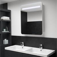 vidaXL LED-Bad-Spiegelschrank 68x9x80 cm