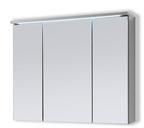 Aileenstore Spiegelschrank DUO 80 cm, Schalter-/Steckdosenbox, LED-Beleuchtung