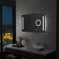 vidaXL Badezimmer-Wandspiegel mit LED und Touch-Sensor 100 x 60cm (144743)