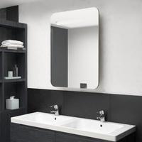 Led-bad-spiegelschrank Eichen-optik 60x11x80 Cm - Vidaxl