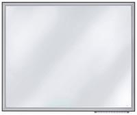 Keuco Royal Lumos Badspiegel 70 x 65 cm mit Spiegelheizung in Schwarz-Eloxiert,