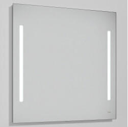 Treos Serie 614 LED-Wandspiegel hinterleuchtet 80x80cm + 2 LED-Leuchtstreifen (614.06.8080)