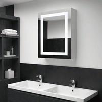 vidaXL Badezimmerspiegelschrank vidaXL LED-Bad-Spiegelschrank 50x13x70 cm