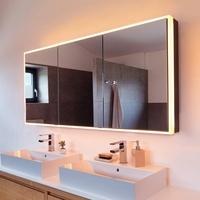 Schneider PREMIUMLINE Ultimate Spiegelschrank mit LED-Beleuchtung mit 3 gleichgroßen Türen, 182.151.02.41