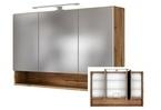 Lomadox Badezimmer 3D inkl. LED-Beleuchtung, Wotaneiche Nb., B/H/T: ca. 100/64/20 cm