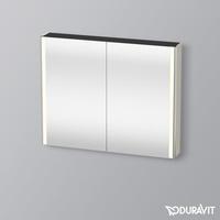 Duravit XSquare Spiegelschrank mit LED-Beleuchtung und 2 Türen, XS7113091910000