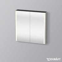 Duravit xSquare Spiegelschrank XS7112 800 x 156mm steingrau seidenmatt (XS7112092920000)