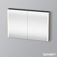 Duravit XSquare Spiegelschrank mit LED-Beleuchtung und 2 Türen, XS7114089890000