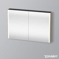 Duravit XSquare Spiegelschrank mit LED-Beleuchtung und 2 Türen, XS7114043430000