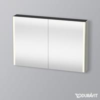 Duravit XSquare Spiegelschrank mit LED-Beleuchtung und 2 Türen, XS7114060600000