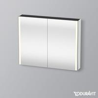Duravit XSquare Spiegelschrank mit LED-Beleuchtung und 2 Türen, XS7113018180000