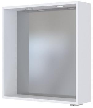 Held Spiegelpaneel DAVOS (BHT 60x64x18 cm) weiß/matt weiß