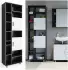 Vicco Badmöbel Set ILIAS Bad Spiegel Unterschrank Badschrank Hochschrank Spiegelschrank Weiß Anthrazit