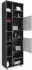 Vicco Badmöbel Set ILIAS Bad Spiegel Unterschrank Badschrank Hochschrank Spiegelschrank Weiß Anthrazit