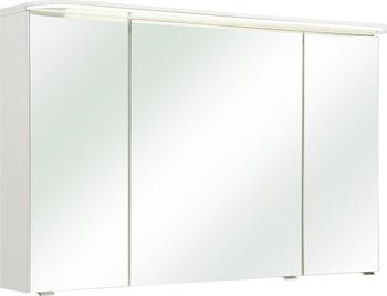 Pelipal Balto Sprint Spiegelschrank Kranzleuchte 3 Spiegeltüren 1200 x 723 x 170 mm - Weiß Glanz - SEKE01012G1260S
