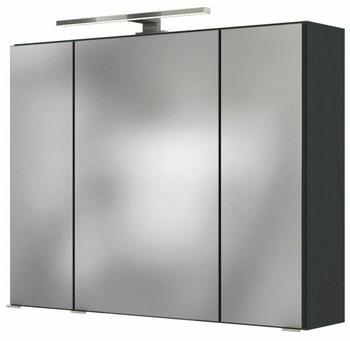 Held Spiegelschrank BAABE (BHT 80x66x20 cm) graphit/matt grau
