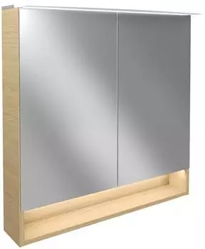 Fackelmann B.style LED-Spiegelschrank 80 x 81,2 cm sandeiche