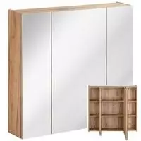 Lomadox Badezimmer 80cm in Wotaneiche B/H/T ca. 80/75/16cm