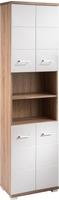 byLIVING Hochschrank "Nebraska" Breite 50 cm, Badezimmerschrank mit Metallgriffen,