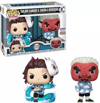 Funko Demon Slayer Tanjiro Kamado & Sakonji Urokodaki Multicolor