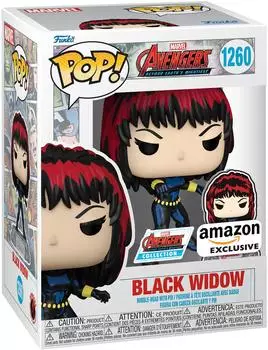 Funko Black Widow Avengers 60th Anniversary Comic + Pin Exclusive Multicolor