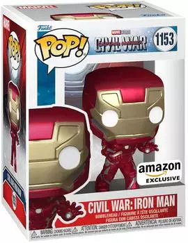 Funko Captain America vs Iron Man Civil War Exclusive Red