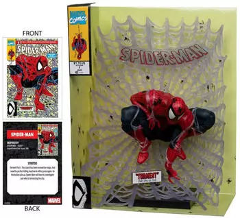 McFarlane Toys Marvel Collection PVC Statue 1/6 Spider-Man (Spider-Man #1)( )( ) cm – Hochwertige Materialmischung für präzise Formgebung